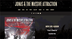 Desktop Screenshot of jonasandthemassiveattraction.com